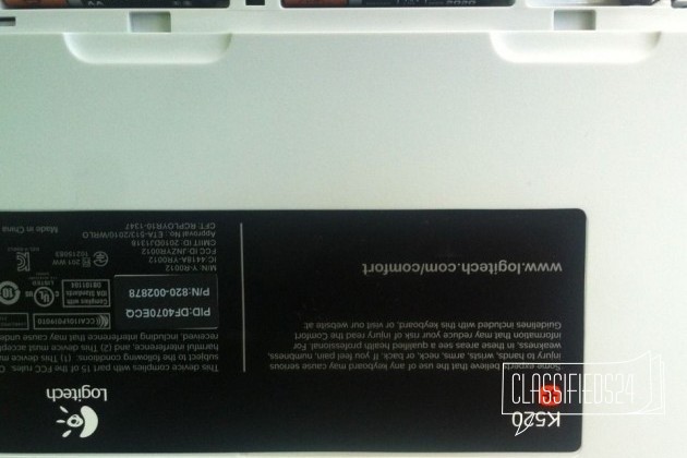 Клавиатура - Logitech Wireless K520 Black USB в городе Хабаровск, фото 4, Хабаровский край