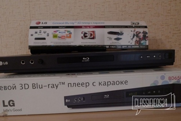 Сетевой 3D Blu-ray плеер с караоке LG в городе Рязань, фото 2, Видеоплееры