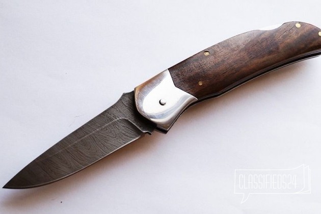 Нож складной Леший дамаск в городе Краснодар, фото 1, Охота, рыбалка, активный отдых