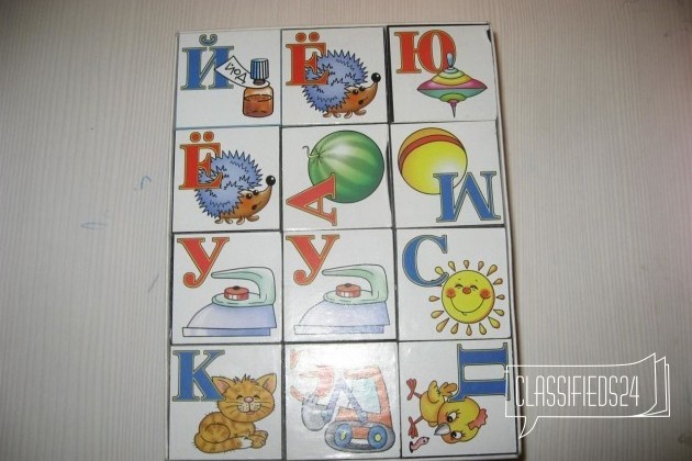 Кубики азбука (12 шт) в городе Кострома, фото 2, Костромская область