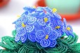Фиалки Цветы из Чешского бисера в Вазочке Ручная в городе Моршанск, фото 1, Тамбовская область