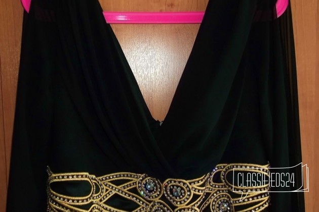 Продам платье черное размер 48-50, верх и рукава ш в городе Грязи, фото 2, Липецкая область