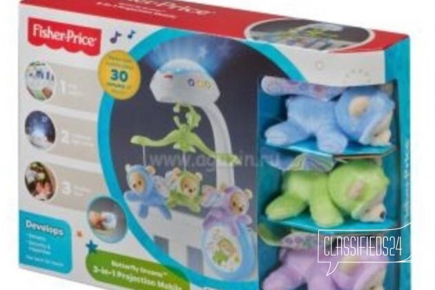 Продам Мобиль Fisher Price Мечты о бабочках в городе Рязань, фото 1, Детские игрушки