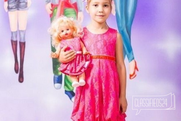 Платье нарядное С куклой, р 104-152 в городе Хабаровск, фото 1, телефон продавца: +7 (421) 257-77-12