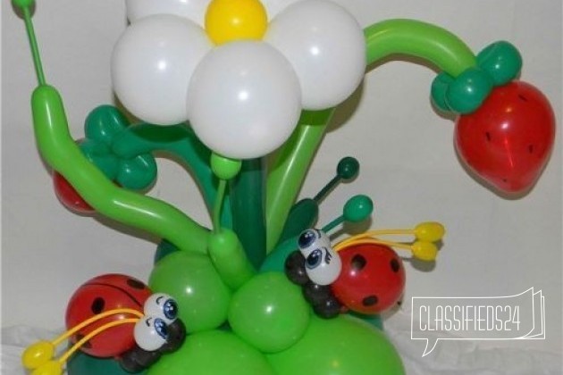 Цветочки из шаров на 8 марта в городе Глазов, фото 5, телефон продавца: +7 (950) 812-38-90