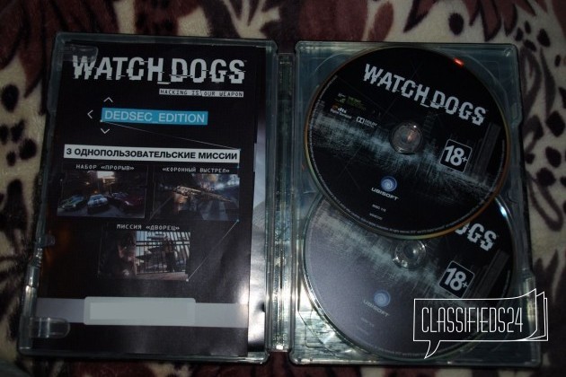 Металлический бокс Watch Dogs в городе Санкт-Петербург, фото 2, Компьютерные игры
