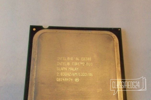 Процессор intel core 2 DUO E8300 в городе Кемерово, фото 1, стоимость: 800 руб.