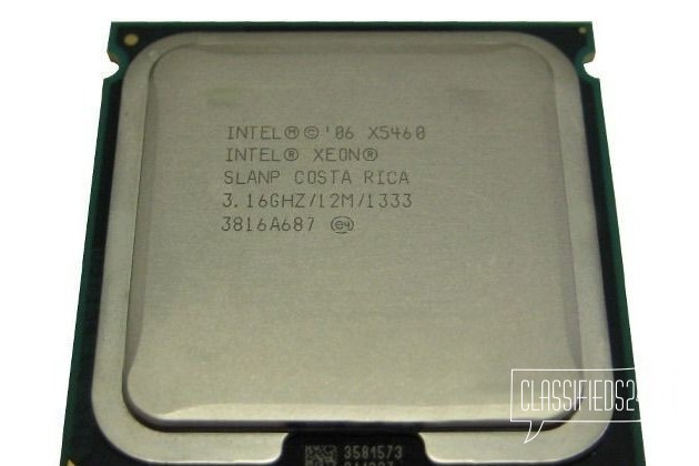 Intel Xeon X5460 12M Cache, 3.16 GHz, 1333 MHz FS в городе Ростов-на-Дону, фото 1, стоимость: 3 000 руб.