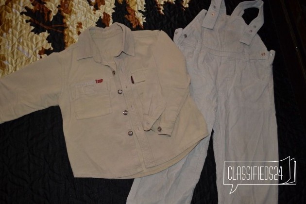 Вельветовая рубашечка и брючки в городе Курск, фото 1, телефон продавца: +7 (919) 175-58-84