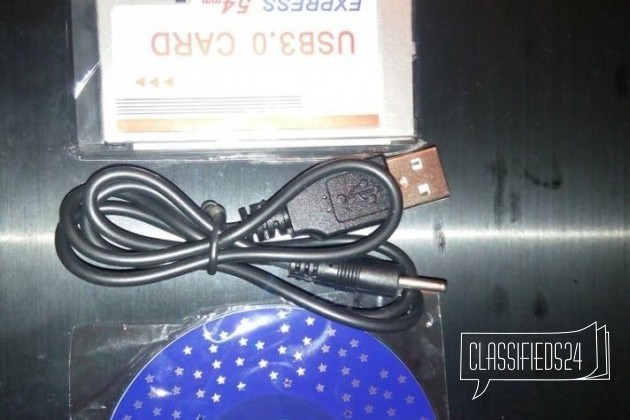 Адаптер ExpressCard 54 мм - 2 порта USB 3.0 в городе Вологда, фото 1, стоимость: 500 руб.