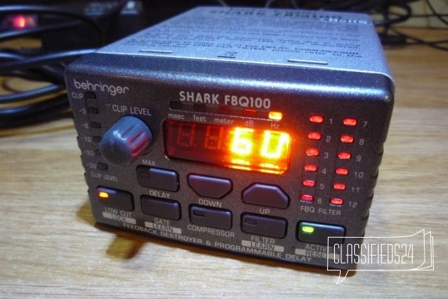 Подавитель обратной связи behringer shark FBQ100 в городе Терек, фото 1, телефон продавца: +7 (906) 189-28-78