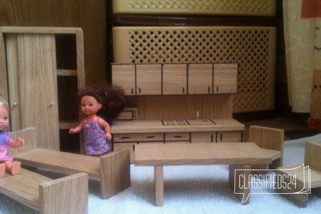 Деревянная мебль для кукол в городе Люберцы, фото 1, телефон продавца: +7 (903) 179-10-91