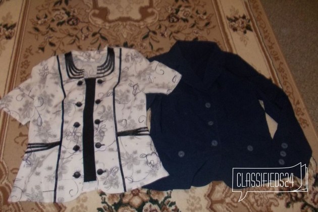 Блузка 1 шт, пиджак 2 шт в городе Вышний Волочек, фото 2, Рубашки и блузки