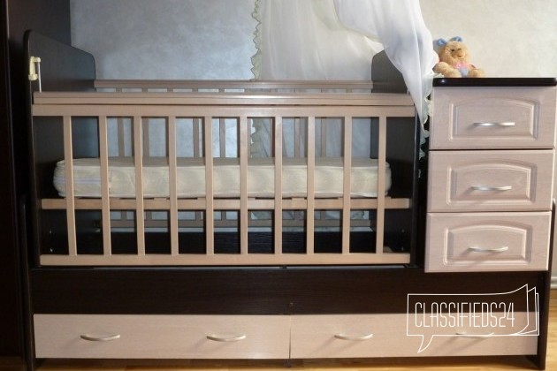 Детская кровать-трансформер Ульяна-1 с маятником в городе Тихорецк, фото 3, телефон продавца: +7 (928) 666-69-05