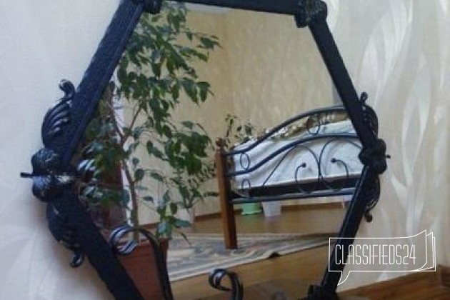Зеркало в кованой оправе в городе Саранск, фото 1, Элементы декора