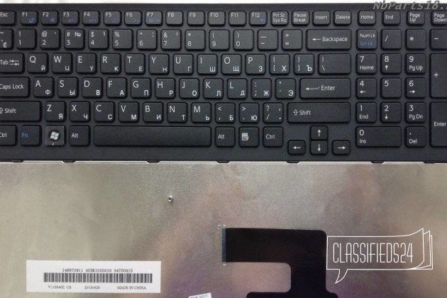 Клавиатура для ноутбука Sony Vaio VPC-EH 148970861 в городе Барнаул, фото 1, телефон продавца: +7 (983) 544-99-28