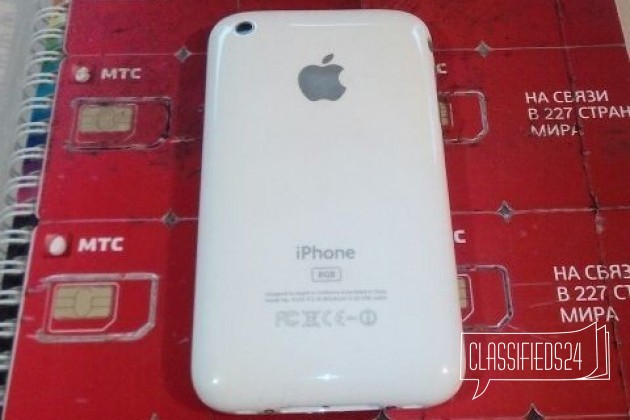 Apple iPhone 3 8GB в городе Брянск, фото 2, Мобильные телефоны