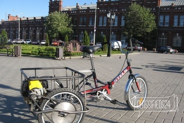 Велосипед с мотором в городе Кропоткин, фото 1, стоимость: 25 000 руб.