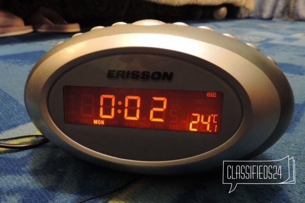 Радио-часы erisson RC-1202 в городе Барнаул, фото 1, Аксессуары для MP3 плееров
