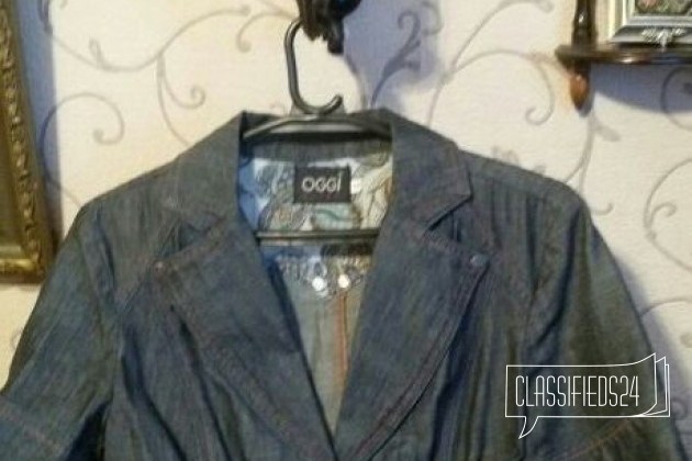 Легкий пиджак из джинсы в городе Нижний Новгород, фото 1, телефон продавца: +7 (920) 296-14-18