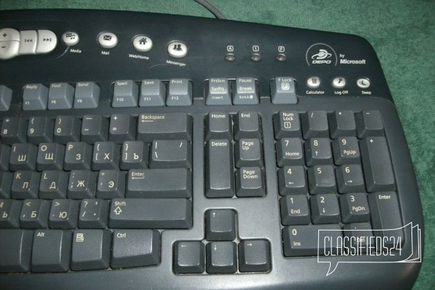 Клавиатура чёрная Depo PS/2 мульти в городе Санкт-Петербург, фото 3, Клавиатуры, мыши, игровые манипуляторы