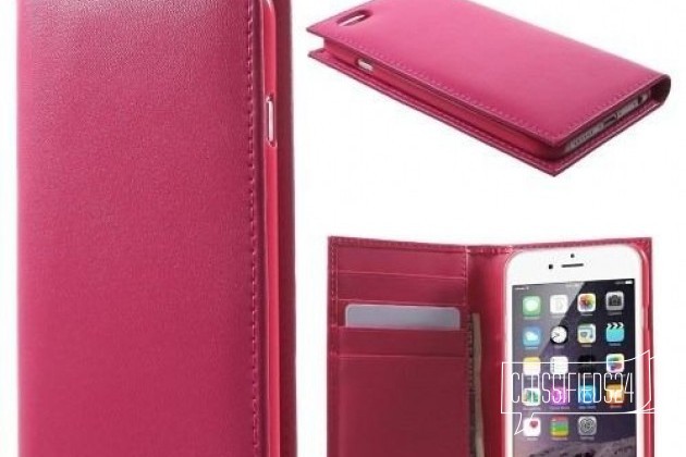 Кожаный чехол-бумажник для Apple iPhone 6 в городе Ростов-на-Дону, фото 2, стоимость: 1 290 руб.