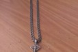 Крест с цепью, вес приличный, мужские, цена 1350 в городе Бийск, фото 1, Алтайский край