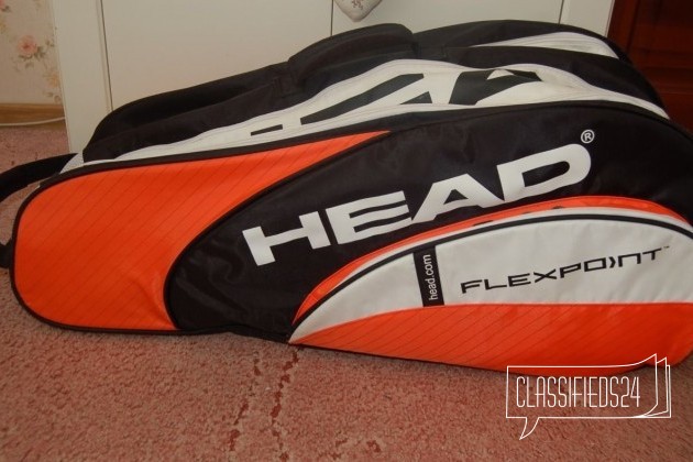 Теннисная сумка head (до 10 ракеток) в городе Москва, фото 2, телефон продавца: +7 (968) 408-41-27