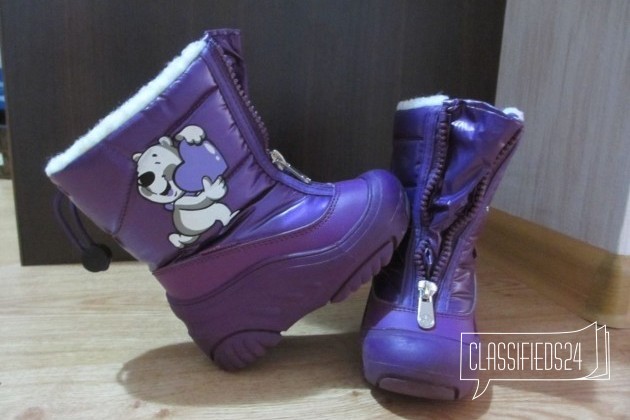 Продам зимние сапожки для девочки в городе Хабаровск, фото 1, Обувь для девочек