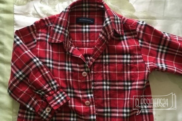 Burberry рубашка новая на год в городе Калининград, фото 1, телефон продавца: +7 (962) 265-98-05