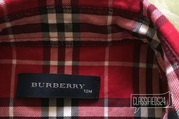 Burberry рубашка новая на год в городе Калининград, фото 2, стоимость: 1 500 руб.