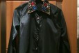 Рубашка чёрная с блестящим воротником в городе Пермь, фото 1, Пермский край