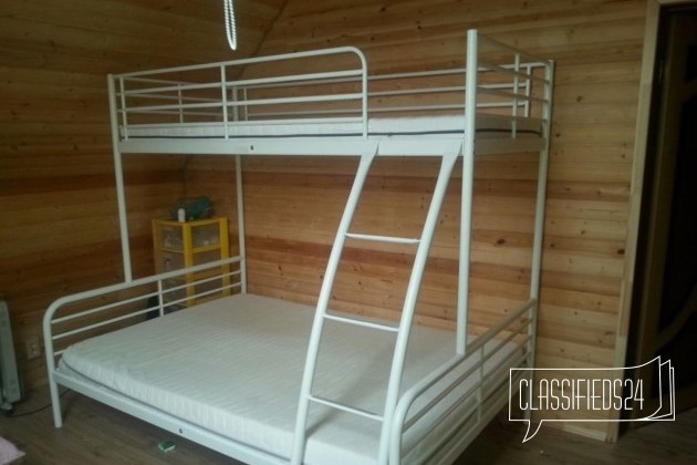 Продам двухъярусную кровать в городе Луховицы, фото 1, стоимость: 18 000 руб.