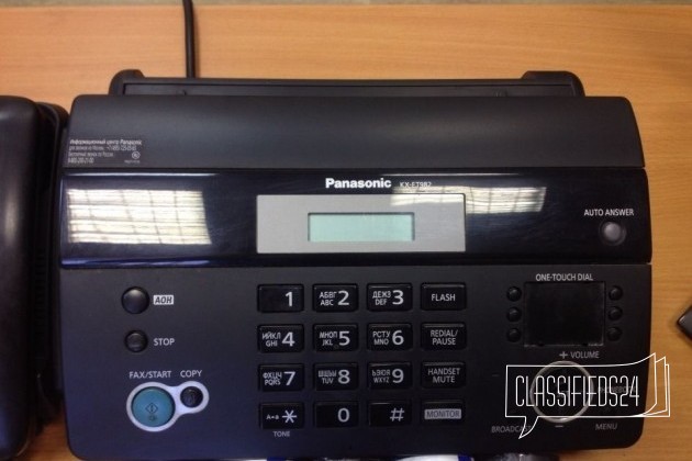 Факс Panasonic KX-FT982 + бумага для факса в городе Пермь, фото 2, Пермский край