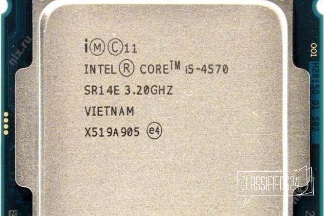 Процессор intel Core i5 4570 Haswell 3.2 Ghz в городе Москва, фото 1, телефон продавца: +7 (926) 127-50-90