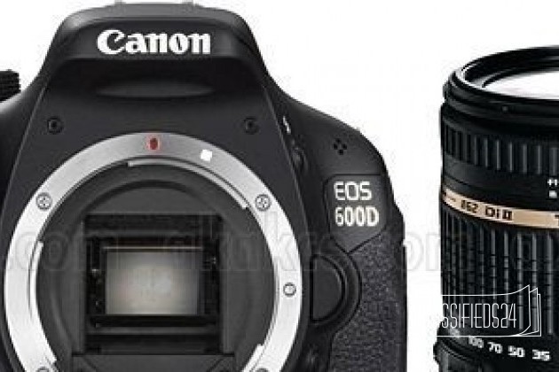 Продается Canon 600D + объектив Tamron 18-270 в городе Пятигорск, фото 1, Зеркальные фотоаппараты