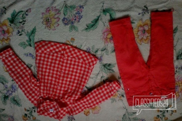 Джинсы и рубашка в городе Самара, фото 1, телефон продавца: +7 (987) 989-31-35