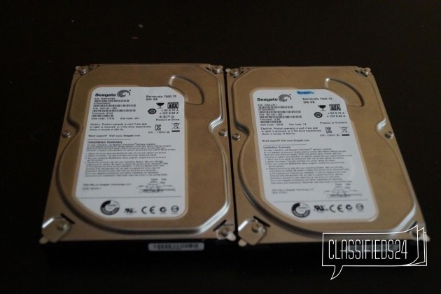 Жесткий диск 3.5 Seagate 500Гб в городе Краснодар, фото 2, Жесткие диски (HDD и SSD)