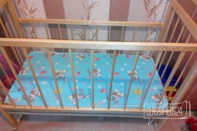 Детская кроватка и матрац в городе Дзержинск, фото 1, Детская мебель