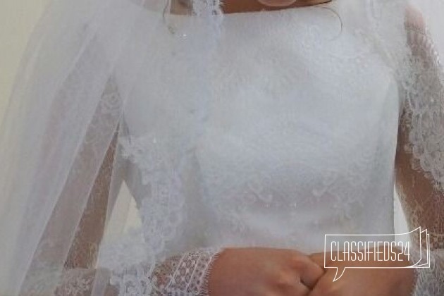 Дизайнерское свадебное платье, фата, креналин в городе Нижний Новгород, фото 2, телефон продавца: +7 (952) 784-40-48