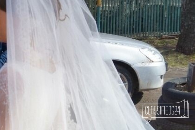 Дизайнерское свадебное платье, фата, креналин в городе Нижний Новгород, фото 4, Свадебные платья