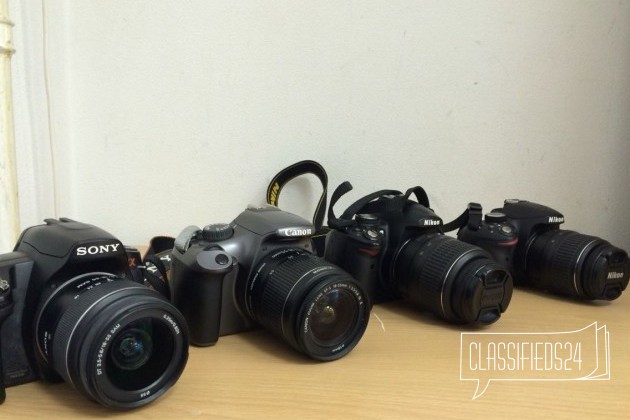 Зеркальные фотоаппараты Nikon Canon Sony в городе Рязань, фото 1, телефон продавца: +7 (900) 904-57-36
