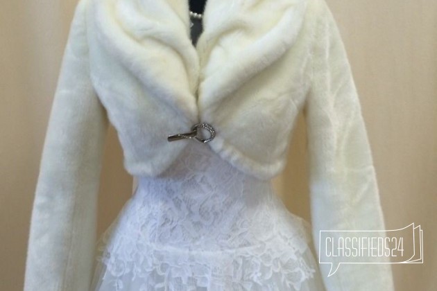 Свадебная шубка с длинным рукавом в городе Санкт-Петербург, фото 1, телефон продавца: +7 (981) 699-99-08