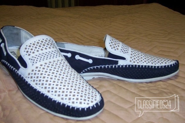 Новые кожаные мокасина Etor оригинал в городе Мытищи, фото 1, Мужская обувь