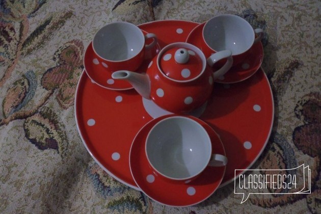 Сервиз чайный кофейный Дулёво. 9 предметов в городе Нижний Новгород, фото 2, стоимость: 2 500 руб.
