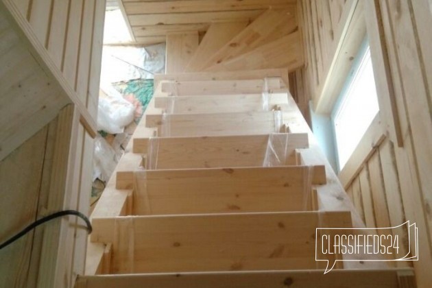 Деревянные лестницы для дома в городе Екатеринбург, фото 3, стоимость: 15 000 руб.