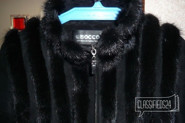 Продам куртку замшевую с норковыми вставками в городе Комсомольск-на-Амуре, фото 2, Хабаровский край