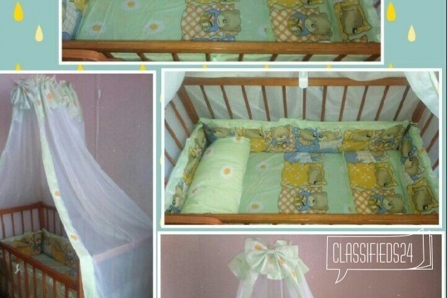 Комплект на кроватку в городе Стерлитамак, фото 1, стоимость: 1 500 руб.