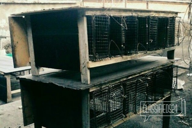 Клетка для кроликов в городе Баксан, фото 1, телефон продавца: +7 (928) 712-73-63