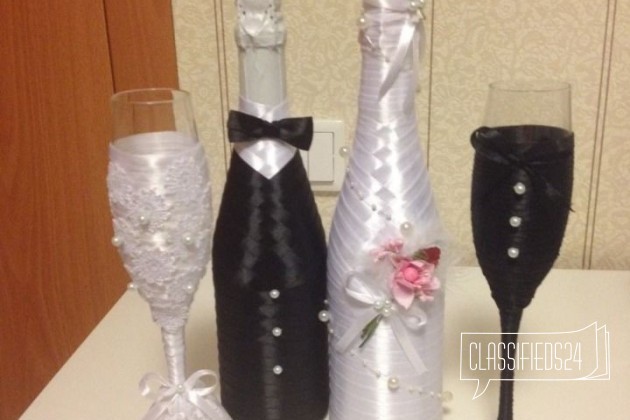 Свадебные аксессуары, свадебное шампанское в городе Казань, фото 2, стоимость: 2 000 руб.